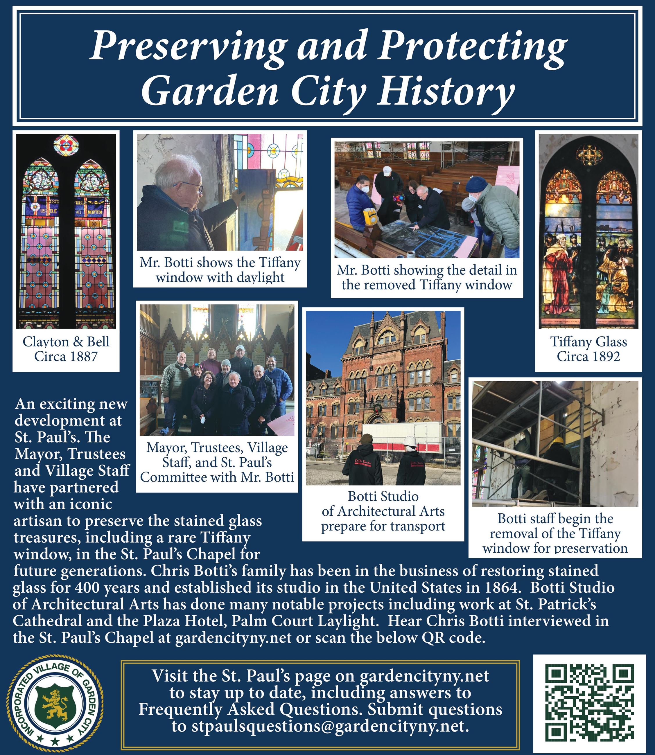 GC News St. Paul's Stained Glass ad
