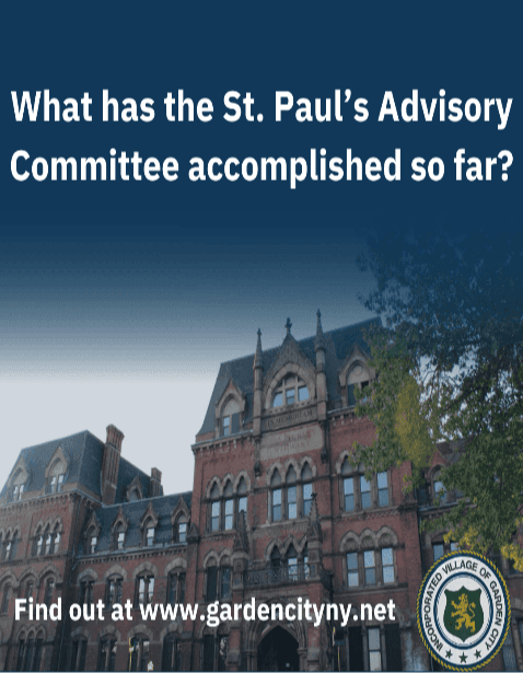 What has the St. Paul's Advisory Committee accomplished so far?