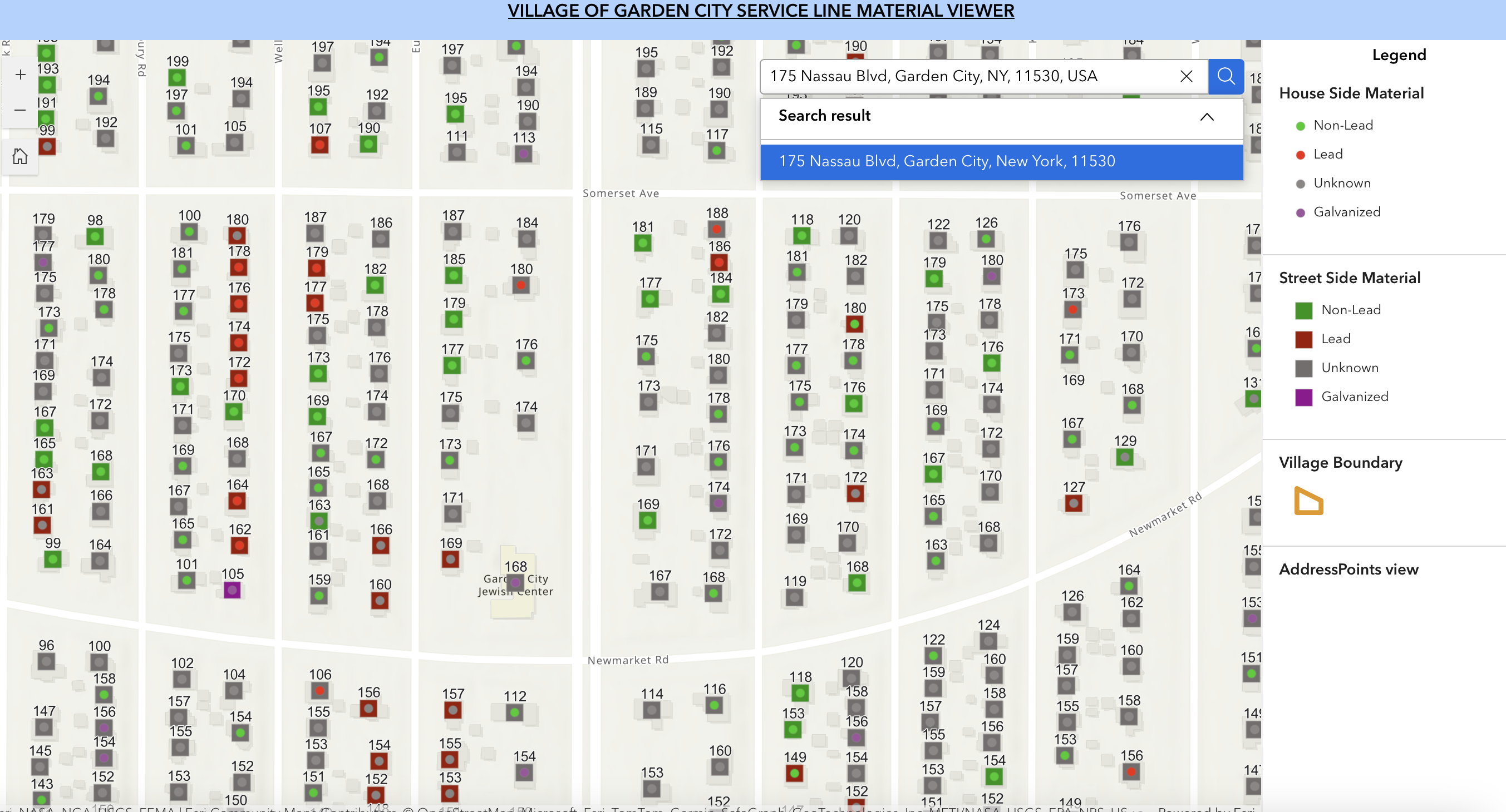 Service Line Material Viewer
